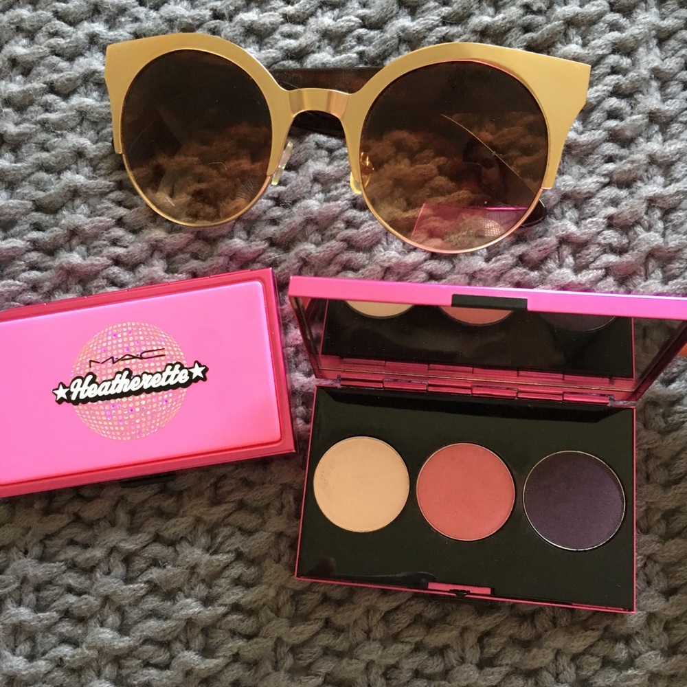 MAC heatherette eyeshadow palette trio 2